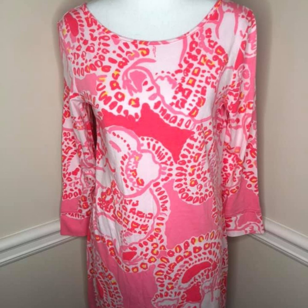 Lilly Pulitzer  Marlowe Dress in Trunk in Love EUC